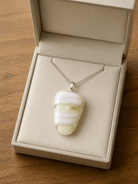 Alabaster Freeform - Stoney Lake Glassworks