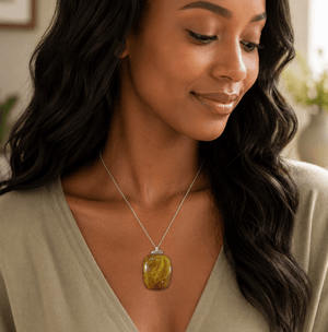Amber & Gold Swirl