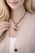 Canyon — Handcrafted Fused Glass Pendant - Stoney Lake Glassworks