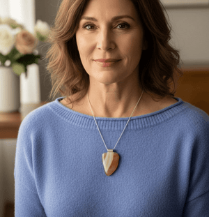 Caramel — Handcrafted Fused Glass Pendant