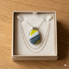 Chartreuse Slate Oval - Stoney Lake Glassworks