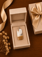 Cream & Gold Landscape — Satin Finish - Stoney Lake Glassworks