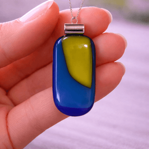 Drift — Handcrafted Fused Glass Pendant