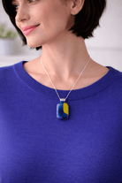Drift — Handcrafted Fused Glass Pendant - Stoney Lake Glassworks