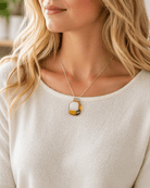 Honeybee Fused Glass Pendant - Stoney Lake Glassworks