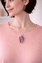Macaw — Handcrafted Fused Glass Pendant - Stoney Lake Glassworks