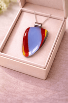 Macaw — Handcrafted Fused Glass Pendant - Stoney Lake Glassworks