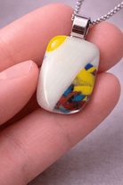 Meadow — Handcrafted Fused Glass Pendant - Stoney Lake Glassworks