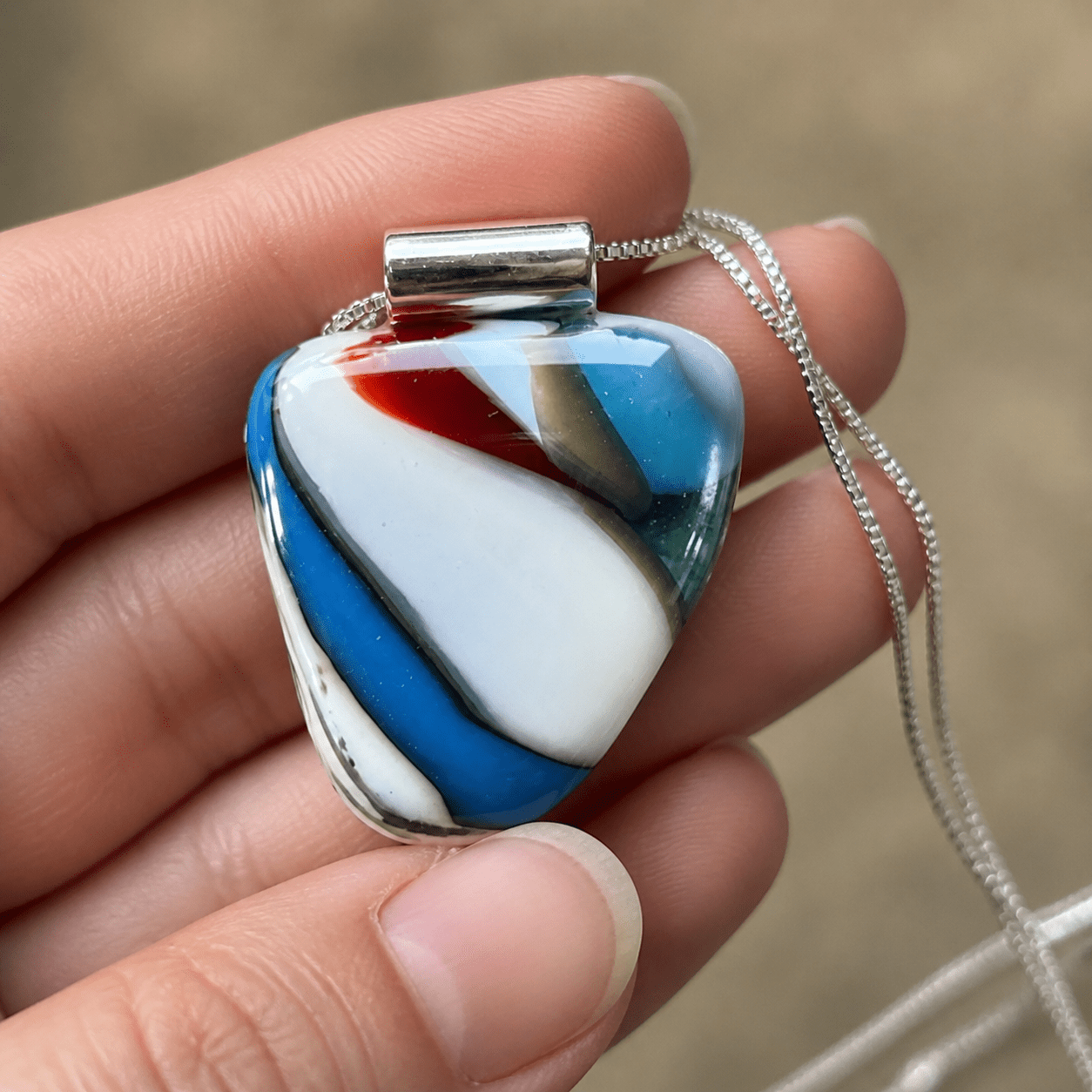 Nautical Heart - Stoney Lake Glassworks