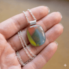 Opal Storm Pebble - Stoney Lake Glassworks