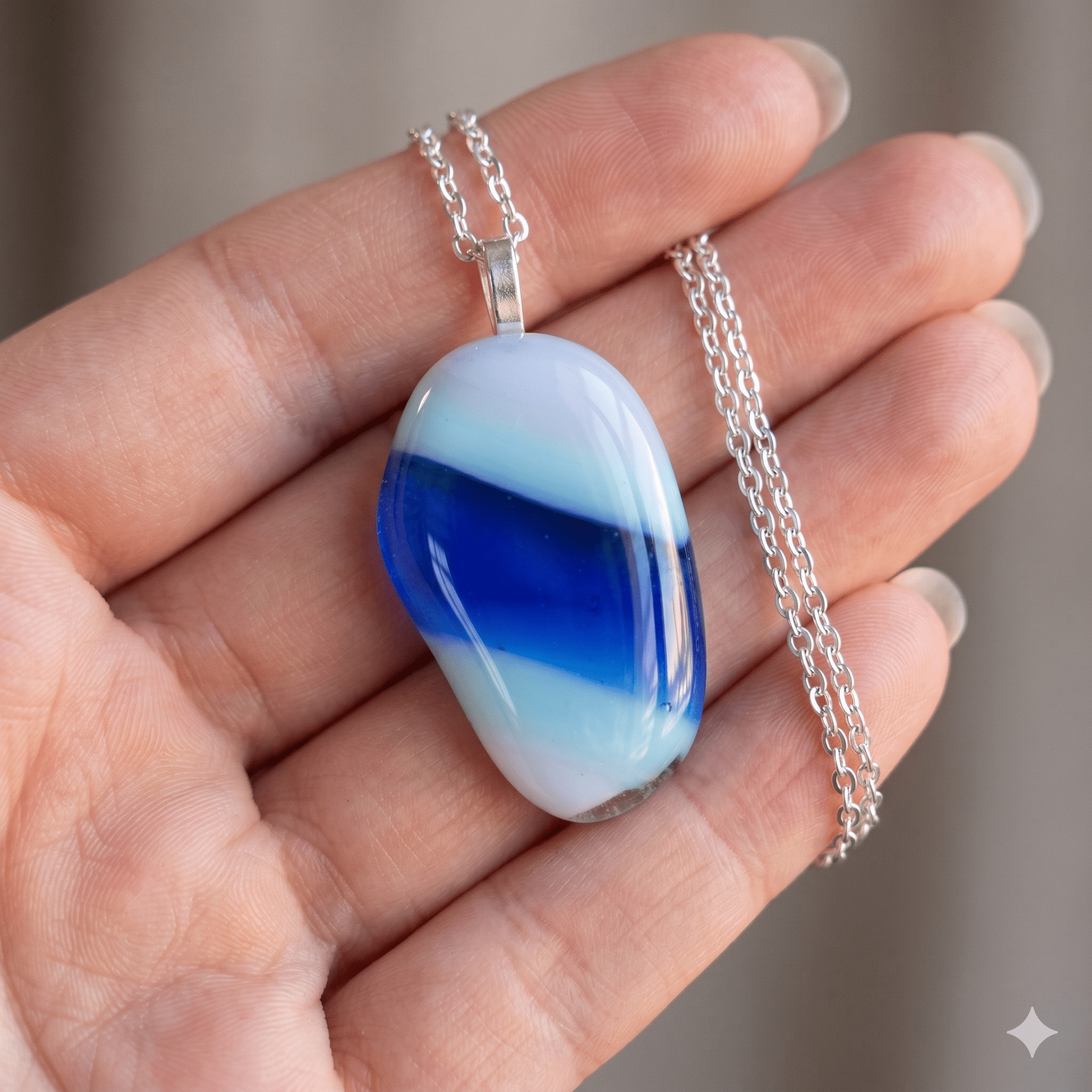 Sailor Stripe Oval - Stoney Lake Glassworks