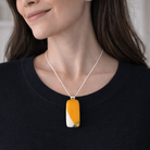 Sunburst — Handcrafted Fused Glass Pendant - Stoney Lake Glassworks