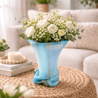Tidal — Handcrafted Fused Glass Vase - Stoney Lake Glassworks