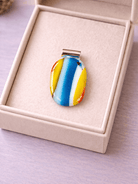 Wildfire — Handcrafted Fused Glass Pendant - Stoney Lake Glassworks